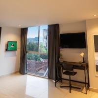 Green view loft, parking and air conditioning - B&B Medellín