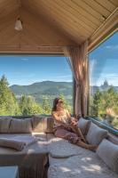 Alemiło Mobile Home - klimatyczny domek z balią i widokiem na Babią Górę - Chambres d'hôtes Zawoja