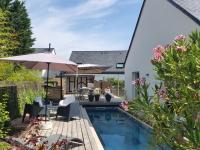 St Gildas de Rhuys - Maison 8 ou 10 pers - 5 chambres, piscine du 01 05 au 30 09, 900 m plage et 500 m centre bourg - Chambres d'hôtes Saint-Gildas-de-Rhuys