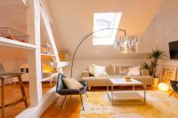 Airy skylight apt, 5 min to Republic Square - B&B Belgrade