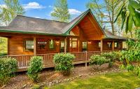 Vintage Luxury Mountain Cabin, Creekside, King Bed, Spa, Fire Pit, Game Room, DogsOk - B&B Hiawassee
