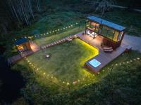 Ojasaarõ Glass Spa Villa with Sauna & Hot Tub - B&B Lüütsepa