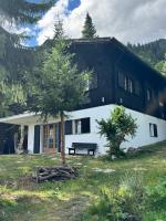 Chalet Bodeli with sauna and panoramic view glacier area - Ferienwohnung Blatten