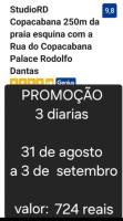 StudioRD Copacabana 250m da praia esquina com a Rua do Copacabana Palace Rodolfo Dantas - Bed and Breakfast Rio de Janeiro