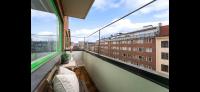 Delightful apartment with a sunny balcony and fireplace at Frogner - Bed and Breakfast Oslo