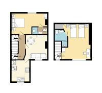 Stylish Duplex Apartment - Great Location - Free Parking, Virgin TV, Fast Wifi and Self-Check-In by Yoko Property - Bed and Breakfast Northampton