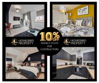 Modern 4Bedroom House By Homebird Property Management Short Lets & Serviced Accommodation Leeds With Private Parking & Garden - B&B Leeds