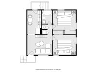 Central Suite B - 2 BedroomsKing BedParking - B&B Birmingham