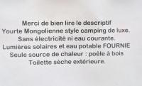 Yourte Voyageuse - B&B Charette
