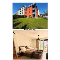 Local-Lux Apartment F3 - Private Parking & Balcony - B&B Kecskemét