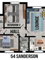 Uddingston Apartment by Klass Living - Bed and Breakfast Uddingston