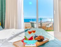 Townhouse Playa with panoramic sea view, pool, BBQ - B&B Puerto de Santiago