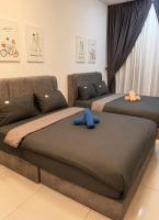 Sky Trees 4 Guests High Floor 600 Mbps Nflix Garden View A1801 - Ferienwohnung Johor Bahru