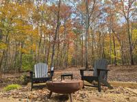 One-of-a-Kind Octagon CabinHot Tub Fire Pit - Bed and Breakfast Morganton