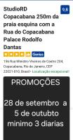 StudioRD Copacabana 250m da praia esquina com a Rua do Copacabana Palace Rodolfo Dantas - B&B Rio de Janeiro