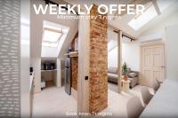 Scandi Spacious Attic Loft Suites with Skyline View - B&B Riga