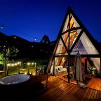 Cabana Triângulo do Sol | Vista montanhas | Hidro | Ar - Chambres d'hôtes Gonçalves