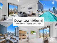 Rooftop Pool - Luxury Condo - Den with City Views - B&B Miami