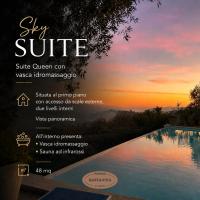 Suite mit Queensize-Bett und Whirlpool