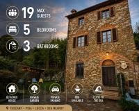 Vacation Home Tuscany Pisa-Lucca 1 - Chambres d'hôtes Filettole