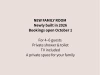 Familienzimmer mit eigenem Bad