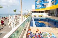 Pé na Areia - Flat com Piscina, Ar e Garagem na Barra - B&B Salvador