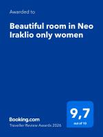 Beautiful room in Neo Iraklio only women - B&B Atenas