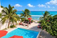 Beachside Bliss Modern 3Story Villa with Deck and Grill - B&B Akumal