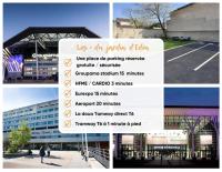 Le jardin d'Eden Zen-Tram à 1 min-Hôpitaux Est -Eurexpo-Groupama stadium-Parking gratuit-Climatisé - B&B Bron