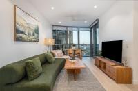 Stylish CBD 1BR Apt wPool, Gym & city view - Bed and Breakfast Brisbane