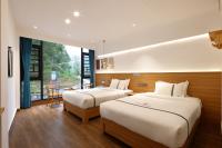 Tweepersoonskamer met 1 of 2 Bedden en Uitzicht
