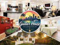 3BR Guitar House with Poker Room near Hard Rock - B&B Fort Lauderdale