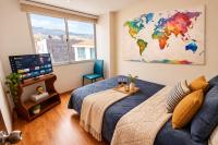 Estudio Norte Tunja WiFi 246 Mbps, Lavadora y cerca de Viva - B&B Tunja