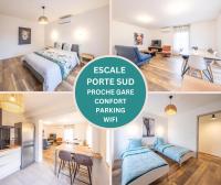 ESCALE PORTE SUD - PROCHE GARE - Espace Confort & Modernité - CLIM PARKING ET WIFI - Elite Premium Properties Services - Chambres d'hôtes Houdemont