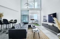 Mamad Modern Duplex with Sea View - Chambres d'hôtes Tel-Aviv