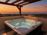 Seaview Villa with private Pool and Rooftop Jacuzzi - B&B Tála