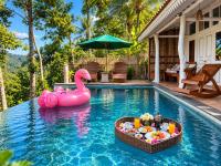 Pondok Is Oke Family Private Room - 2 Bedroom Infinity pool - Bed and Breakfast Banyuwangi