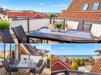 Neu renoviertes Luxus Penthouse mit Dachterrasse und Parkplatz in Bestlage - Ferienwohnung Büsum