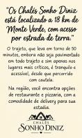 Chalé Sonho Diniz 2 - B&B Monte Verde