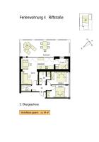 Riff5 Wohnung 4 - Bed and Breakfast Borkum