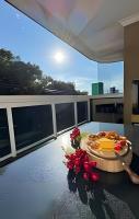 Apto Flor Lis|Sacada c churrasqueira, garagem - B&B Piratuba