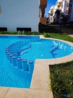 Appartement de 3 chambres avec piscine et climatiseur sur la Plage de Achakar F3 - B&B Tangeri