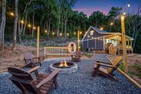 New Built Private Cabin Hot tub Sauna Fire pit - B&B Detrick