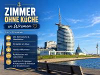 Zimmer ohne Küche Haus Krabbe für Kurzaufenthalt und Geschäftsreise, zwischen Bremerhaven und Cuxhaven - Bed and Breakfast Wremen