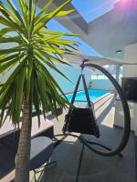 villa garden priv heated pool, near beach, lisbon - B&B Amora