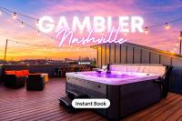 Hot Tub Poker Pool Table & Rooftop City MLS View - B&B Nashville