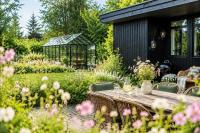 Cozy summer cottage with orangery close to Heatherhill and Beach - B&B Vejby