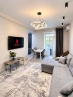 Spacious two-room apartment in the green center of Tashkent - Ferienwohnung Og‘asaroy