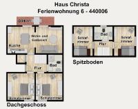 Haus Christa Ferienwohnung 6 - B&B Nordseeheilbad Wangerooge