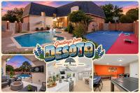 7BR 5BA w Pool Hot Tub Sport Court & Game Room - B&B DeSoto